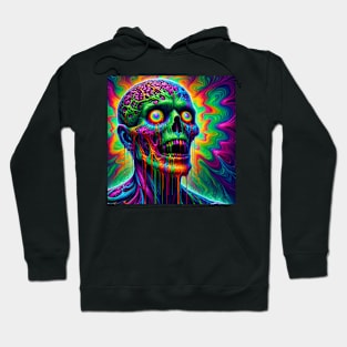 psychedelic zombie Hoodie